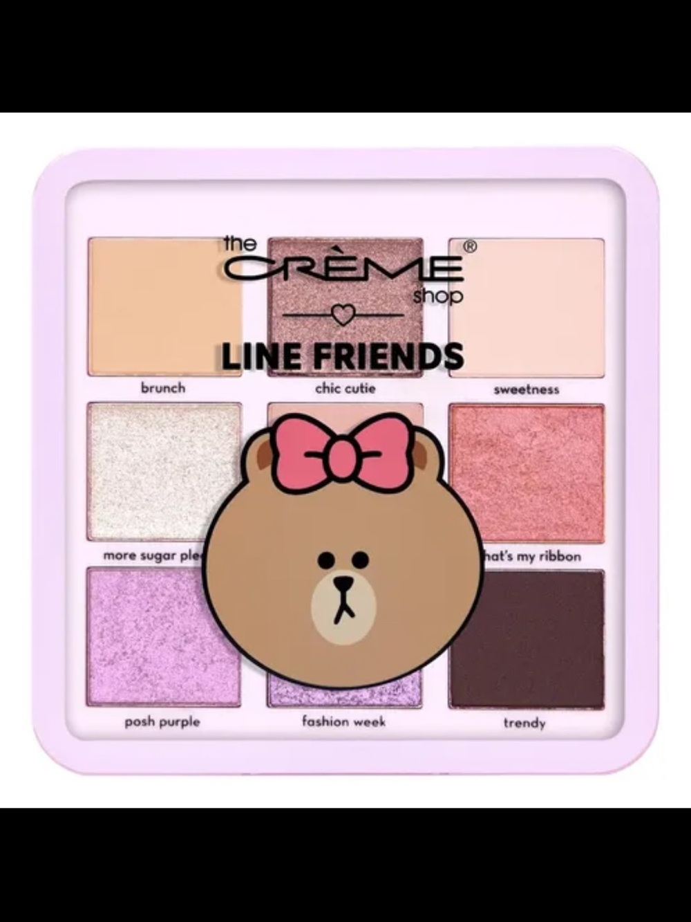 The Crème Shop x LINE FRIENDS Choco Sweet & Lovely 9-Shade Palette